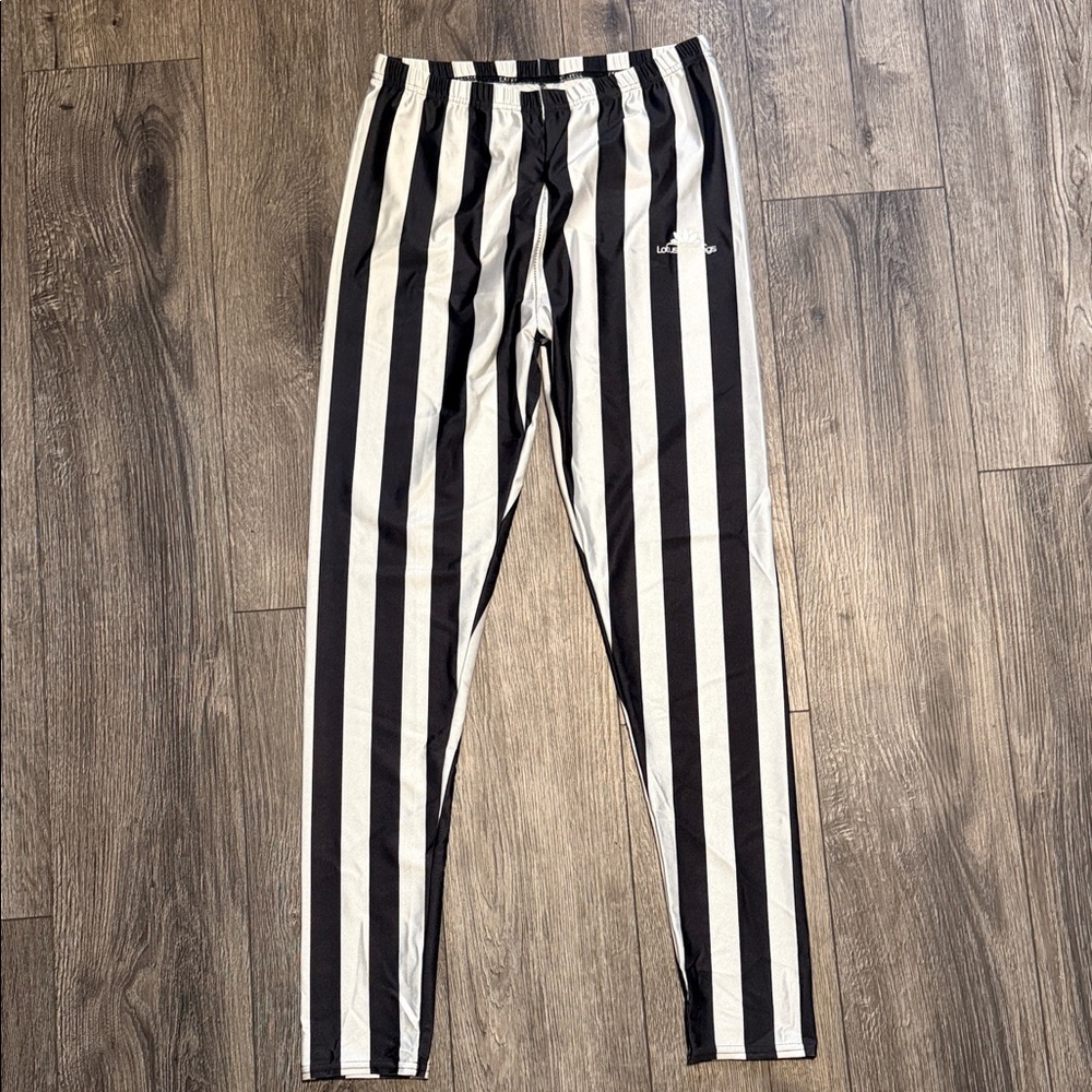 Lotus Leggings Striped Black & White Woman’s Leggings